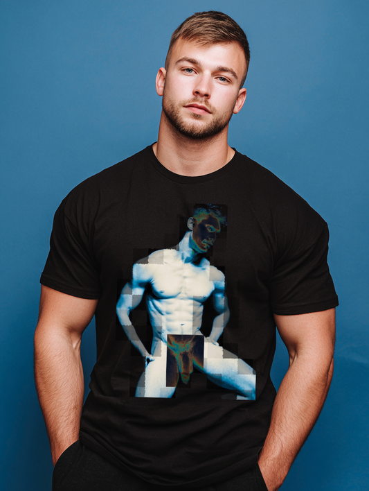 Camiseta Unisex "NKD" Heavy Cotton 180 g — Negro | Edición TAV®